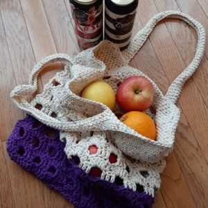 Tote Market Bag Ecofriendly Reusable Grocery Farmers Market French